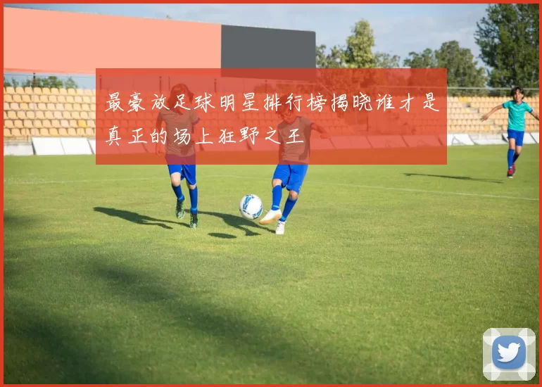 最豪放足球明星排行榜揭晓谁才是真正的场上狂野之王