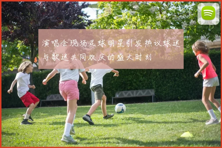 演唱会现场足球明星引发热议球迷与歌迷共同欢庆的盛大时刻
