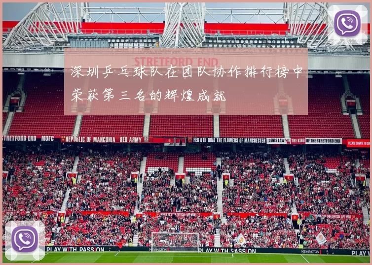 深圳乒乓球队在团队协作排行榜中荣获第三名的辉煌成就